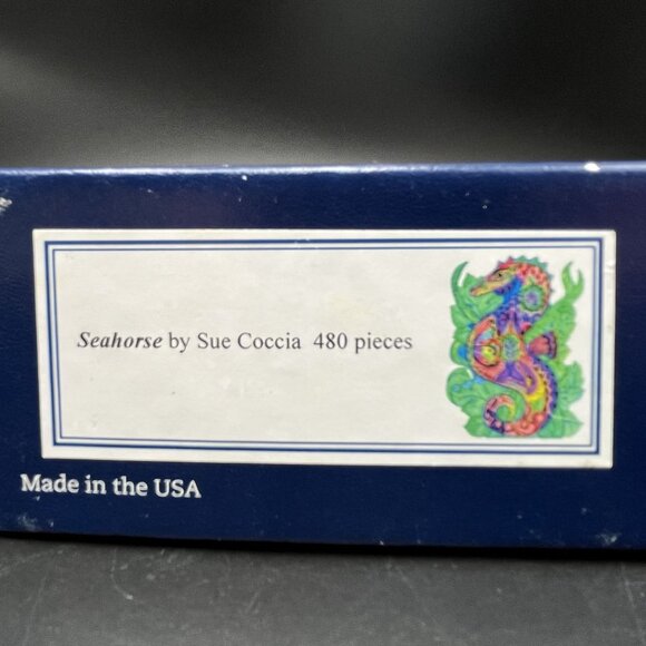 Liberty Puzzles Seahorse Classic Wooden Jigsaw By Sue Coccia 480 Pieces Complete - Picture 5 of 14